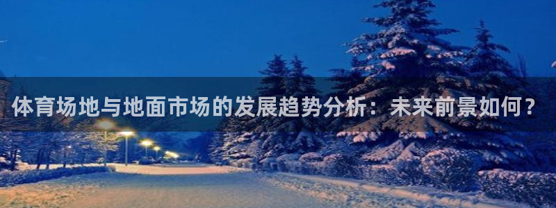 182体育是正规网站不：体育场地与地面市场的发展趋势分析：未来前景如何？